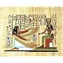 Egyptian Hieroglyphics Mummy Ancient Art Poster Print - 20" X 16"