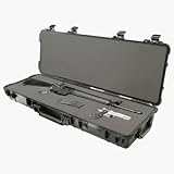 Pelican 1720 Watertight 42 Gun Case with Wheels, Without Foam - Charcoal Back by Pelican