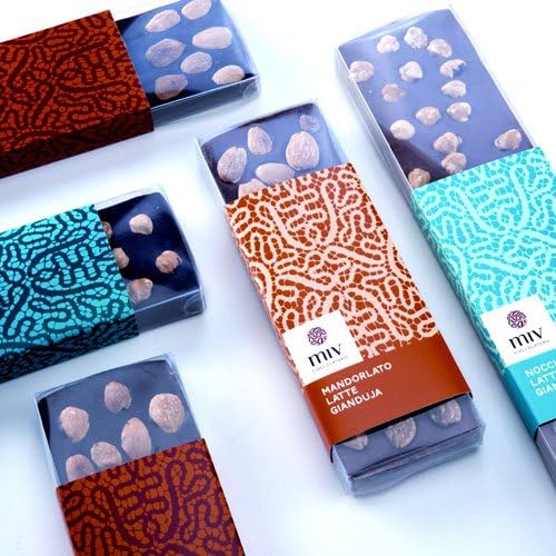 Milk Chocolate and Gianduja Bar with Hazelnuts by MIV (250 gram)