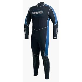 Bare 5mm Elastek Mens Long Arm Dive Full Suit