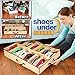 1 X 12 Pairs Shoes Organizer Holder Intake Under Bed Closet Storage Fabric Bag Box