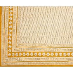 Bed Sheets Cotton Block Print from India Queen Size (bshtd632)