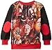 Star Wars Boys' Crewneck Sweatshirt, Black/Red, 3T