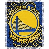 Golden State Warriors NBA Triple Woven Jacquard Throw (Tattoo Series) (48x60")"