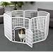 Iris CI-908 Indoor/Outdoor Plastic Pet Pen, 8 Panels
