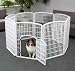 Iris CI-908 Indoor/Outdoor Plastic Pet Pen, 8 Panels