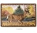 WHITETAIL lodge DEER bath RUG mat CABIN home decor NEW Image