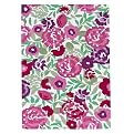 Home Watercolor Floral Rug - Pink (29x48")