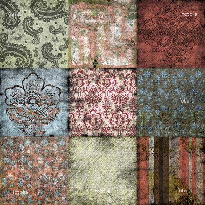 'Antique Style Background Paper For Scrapbooking 