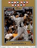 2008 Topps Update Gold Border #UH196 Dan Uggla HRD - Florida Marlins (Home Run Derby - Serial #d to 2008)(Baseball Cards)