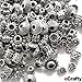 eCrafty EC-1155 100-Piece Bali Style Deluxe Spacer Mix Metal Beads, 100gm, Silver
