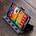 RAYTOP Luxury Brand Designer Black Checks Leather Cases Covers Wallet Kickstand for Samsung Galaxy Note 3 N9000 Note 3 Plaid Card Holder Magnetic Clasp Classy Decent Men Women