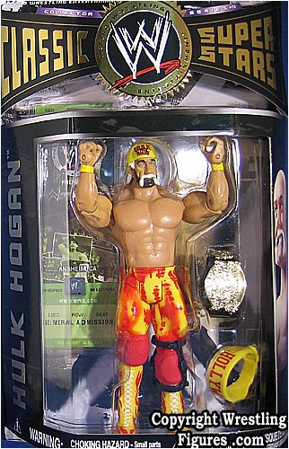 WWE Action Figure-WWE JAKKS HULK HOGAN CLASSIC SUPERSTARS 11 WRESTLING FIGURE-WWE WWE Action Figure