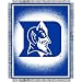 Duke Blue Devils NCAA Triple Woven Jacquard Throw (019 Focus) (48x60)