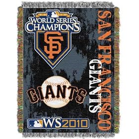 MLB San Francisco Giants World Series Champion 48-inch by 60-inch Tapestry Throw>