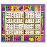 Melissa & Doug Deluxe Wooden Stringing Beads with over 200 beads ~ Melissa & Doug