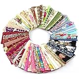 50pcs 10*10cm Fabric Patchwork Craft Cotton Material Batiks Mixed Squares Bundle