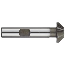 Niagara Cutter CH126 Single Angle Shank Type Chamfering Cutter, High Speed Steel, Uncoated (Bright), Weldon Shank, 45 Degree Angle, 3/4" Cutter Diameter, 8 Tooth, 3/16" Width