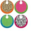 EcoBamboo Wine Appetizer Plates Set of 4, Let's Talk About Me
