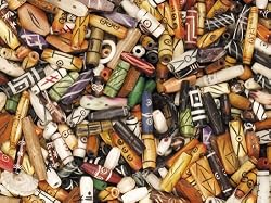 Bone Beads - Indonesian - 30+ Pc Assortment