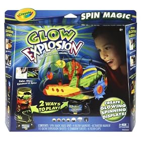 Crayola Glow Explosion Spin Magic