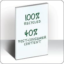 TOPS Second Nature Recycled Scratch Pad, Unruled, 5 x 8 Inches, 100-Sheet Pad (12 Pads per Pack) (74717)