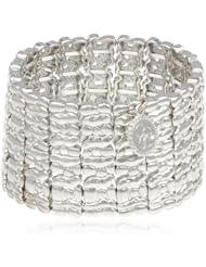 Jessica Simpson Silver Stretch Bracelet, 8"