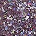 3mm Round Flat Sequins Lavender Lazersheen Rainbow Reflective Metallic. Made in USA