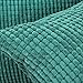CaliTime Cozy Throw Pillow Cover Case for Couch Sofa Bed Comfortable Supersoft Corduroy Corn Striped Both Sides 18 X 18 Inches Teal