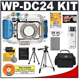 Canon WP-DC24 Waterproof Case with NB-5L Battery + Case + Tripod + Cameta Bonus Accessory Kit for PowerShot SD790 IS Digital Camera