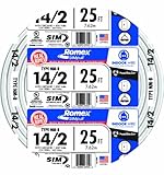 SouthWire 28827421 14/2WG NMB Wire 25-Foot