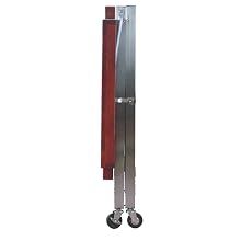 Oasis Concepts Stainless Steel/Wood Folding Versatile Bbq Island, Cherry