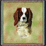 Cavalier King Charles Spaniel Lap Square - 53 x 53 Blanket/Throw