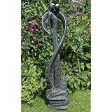 Large Contemporary Art Sculptures - Lovers Kiss Modern Garden Statue