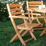 Kingsley Bate Gearhart Folding Teak Armchair
