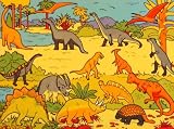 Giant Dinosaur Playmat - fun for the bedroom, playroom, nursery or class room! (100 x 75cm)