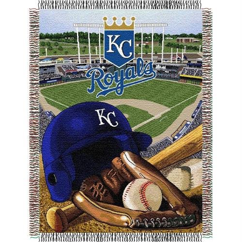 MLB Kansas City Royals 48-Inch-by-60-Inch Acrylic Tapestry Throw