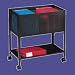 Steel Mesh Open Top Tub File, Black (SAF5350BL)