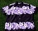 Apparel : Black/Purple Flower