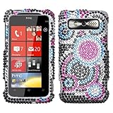 Bubble Diamante Crystal Bling Protector Case for HTC 7 Trophy