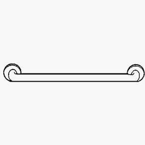 Interdesign 67501 White Towel Bar