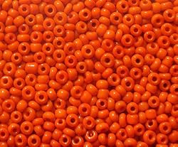 10/0 Rochaille Seed Beads, Orange