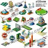 ３Ｄアイコン素材集２　イラスト素材集　Illustrator（イラストレーター）素材　