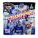 NFL New York Giants Super Bowl XLVI Champions Collector Player Towel