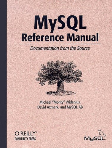 Cover image : Mysql Reference Manual: Documentation from the Source