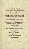 Produkt-Bild: Unterricht von der wunderbaren Magie und derselben Medicinischem Gebrauch