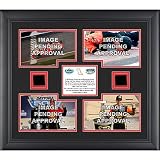 Mounted Memories Jamie Mcmurray 2010 Brickyard 400 And Daytona 500 Framed 4X5 Photographs W/Race Win Tires
