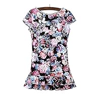 Sexy General Print Knit Lace  Backless Short Sleeves Evening Dress/Mini Dress  With Pearls