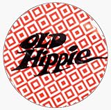 Old Hippie - (Red And White Diamonds) - 1 1/2 Button / Pin