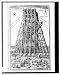 Historic Print (L): [Scaffolding used for support when lowering obelisk at the Circus Nero prior to its relo